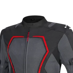 BELA ARTREX AIR 2.0 GIACCA DI MOTO NERO GRIGIO ROSSO
