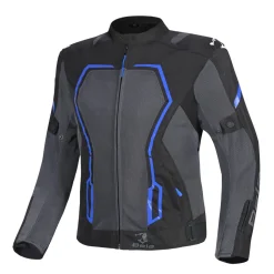 BELA ARTREX AIR 2.0 GIACCA DI MOTO NERO GRIGIO BLU