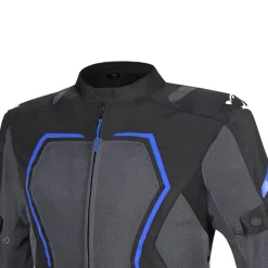 BELA ARTREX AIR 2.0 GIACCA DI MOTO NERO GRIGIO BLU