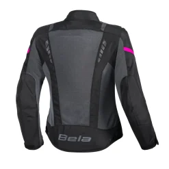 BELA ARTREX AIR 2.0 GIACCA DI MOTO DONNA NERO GRIGIO FUXIA