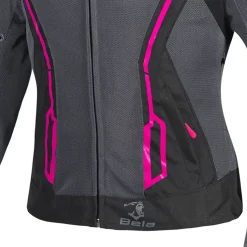 BELA ARTREX AIR 2.0 GIACCA DI MOTO DONNA NERO GRIGIO FUXIA