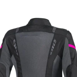 BELA ARTREX AIR 2.0 GIACCA DI MOTO DONNA NERO GRIGIO FUXIA