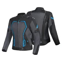 BELA ARTREX AIR 2.0 GIACCA DI MOTO DONNA NERO GRIGIO TURCHESE