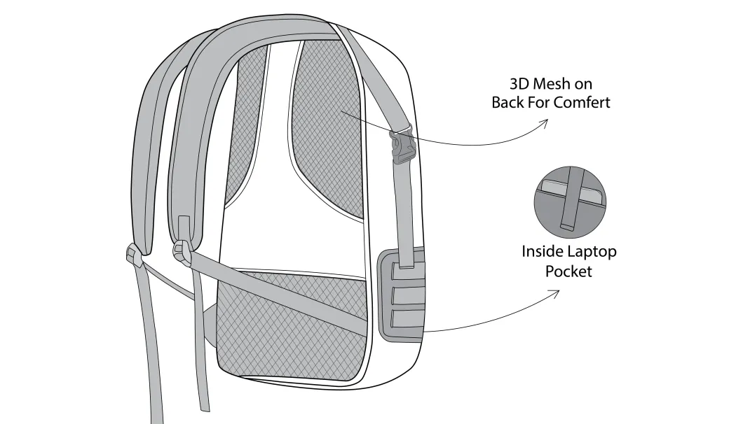 BELA Bag Splash Pack Black Grey