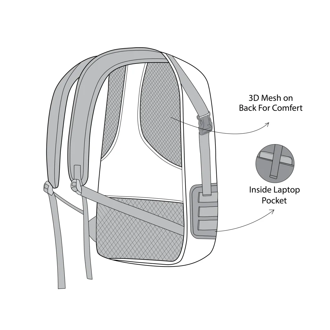 BELA Bag Splash Pack Black Grey