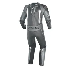 Bela Beast Motorcycle Suit Black/White/Dark Grey One-Piece Suit (1 Piece)