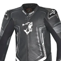Bela Beast Motorcycle Suit Black/White/Dark Grey One-Piece Suit (1 Piece)