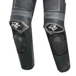Bela Beast Motorcycle Suit Black/White/Dark Grey One-Piece Suit (1 Piece)
