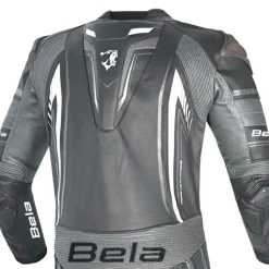 Bela Beast Motorcycle Suit Black/White/Dark Grey One-Piece Suit (1 Piece)