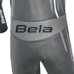 Bela Beast Motorcycle Suit Black/White/Dark Grey One-Piece Suit (1 Piece)