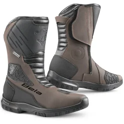 BELA Black Brown Leather Gladiator Boots