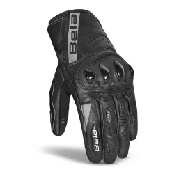 Bela Blast Black Leather Winter Gloves