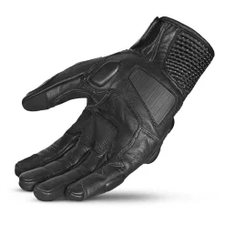 Bela Blast Black Leather Winter Gloves