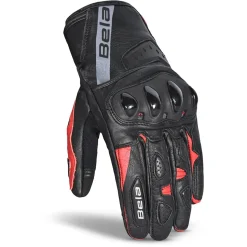Bela Blast Men's Summer Leather Gloves Black/Red