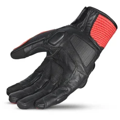 Bela Blast Men's Summer Leather Gloves Black/Red