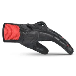 Bela Blast Men's Summer Leather Gloves Black/Red