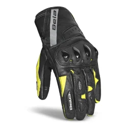 BELA Blast Winter Leather Gloves Black/Yellow
