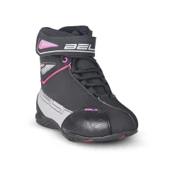 BELA BLAZE LADY STIVALI DI MOTO NEGRO ROSA