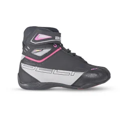 BELA BLAZE LADY STIVALI DI MOTO NEGRO ROSA