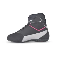 BELA BLAZE LADY STIVALI DI MOTO NEGRO ROSA