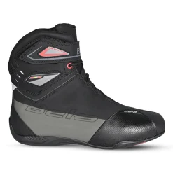BELA BLAZE MAN BLACK GREY LEATHER MOTORCYCLE BOOTS