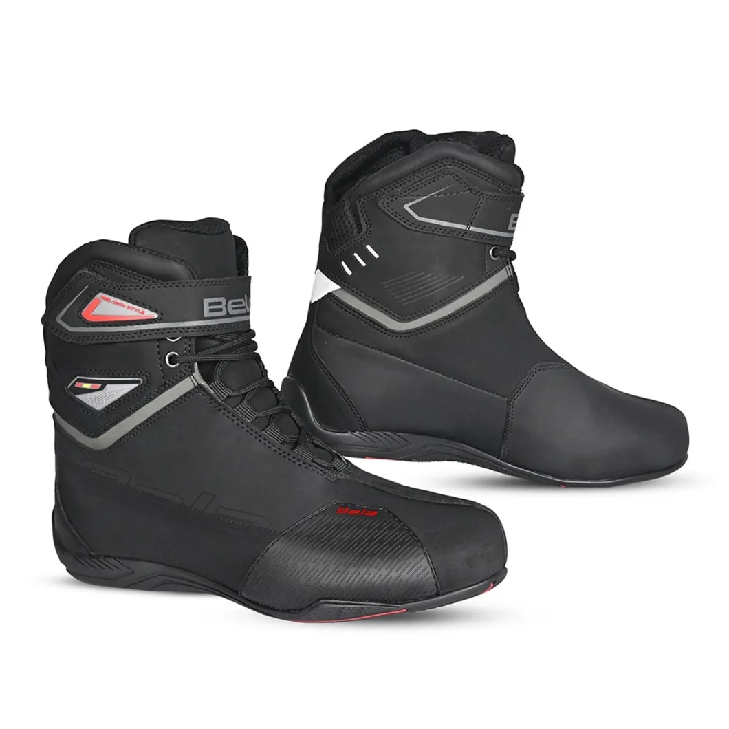 Bela Blaze Urban Motorcycle Shoes Black