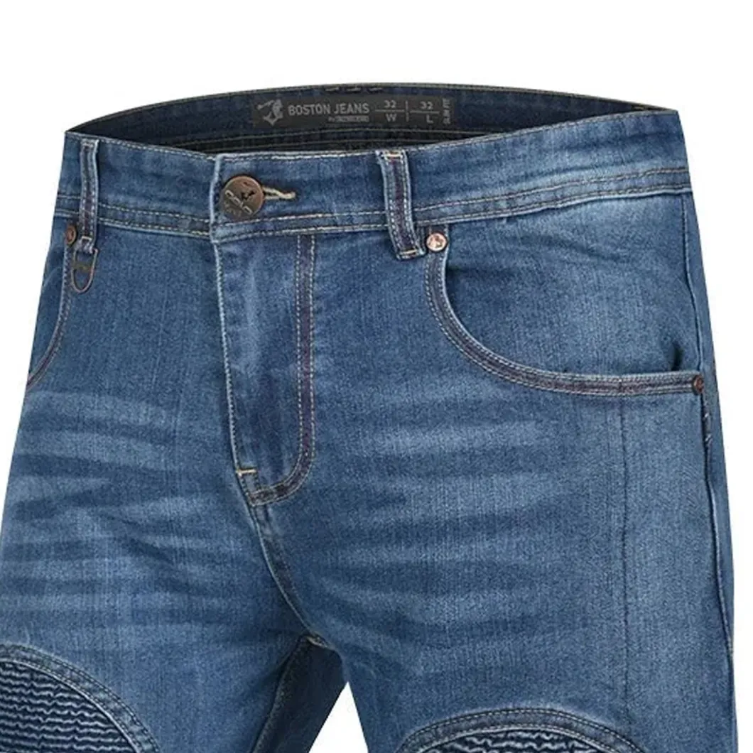BELA BOSTON JEANS DI MOTO UOMO SCURO BLU SPRAY 32L