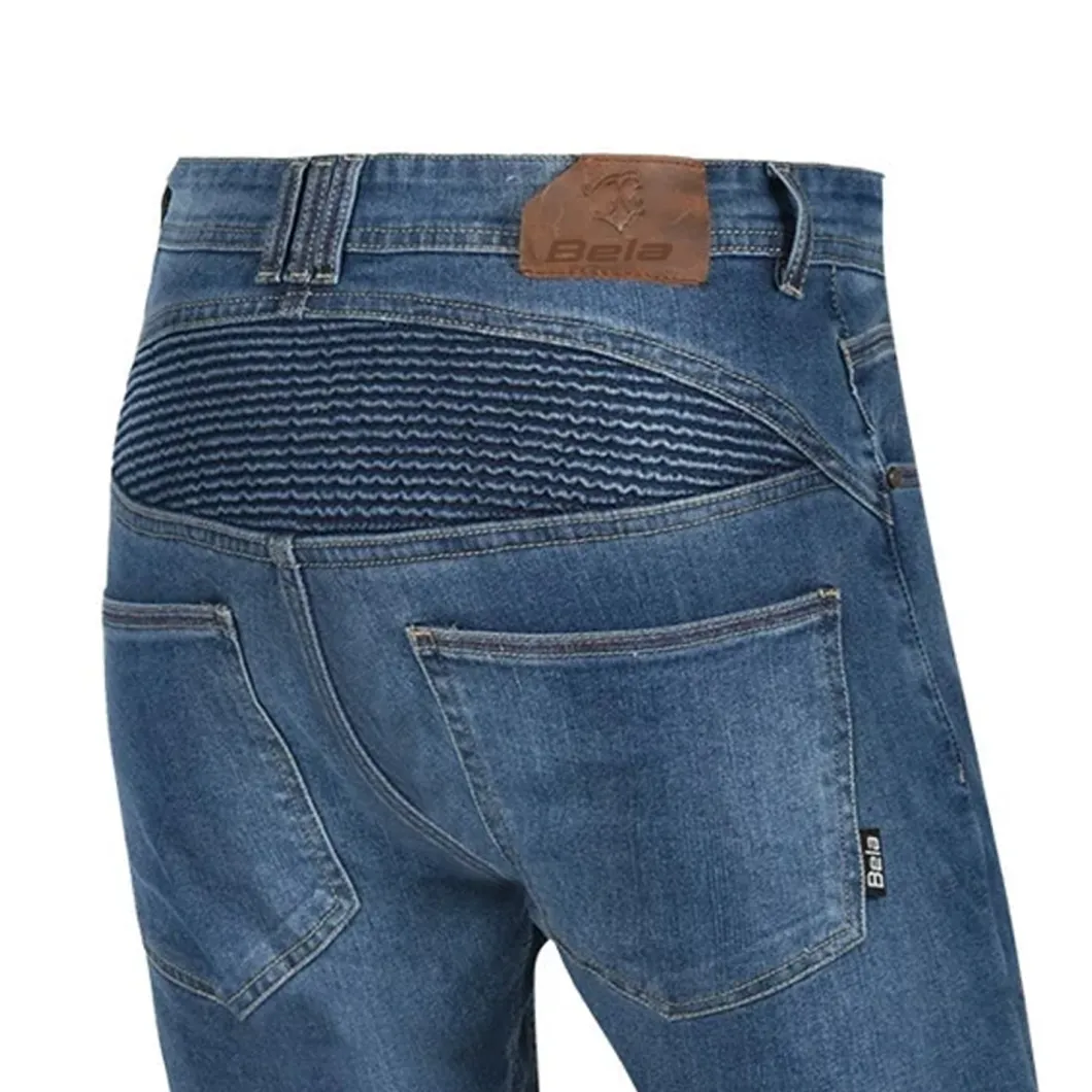 BELA BOSTON JEANS DI MOTO UOMO SCURO BLU SPRAY 32L