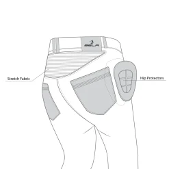 Bela Boston Motorcycle Jeans for Men - Black