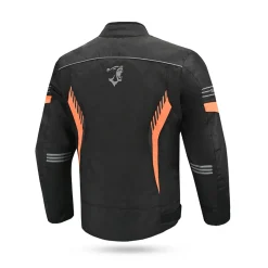 Bela Bradley Black/Orange Limited Edition Textile Motorcycle Jacket