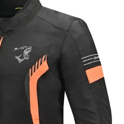 Bela Bradley Black/Orange Limited Edition Textile Motorcycle Jacket