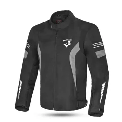 Bela Bradley Grey Textile Motorcycle Jacket