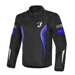BELA BRADLEY MEN'S MOTORCYCLE JACKET BLACK AND BLUE