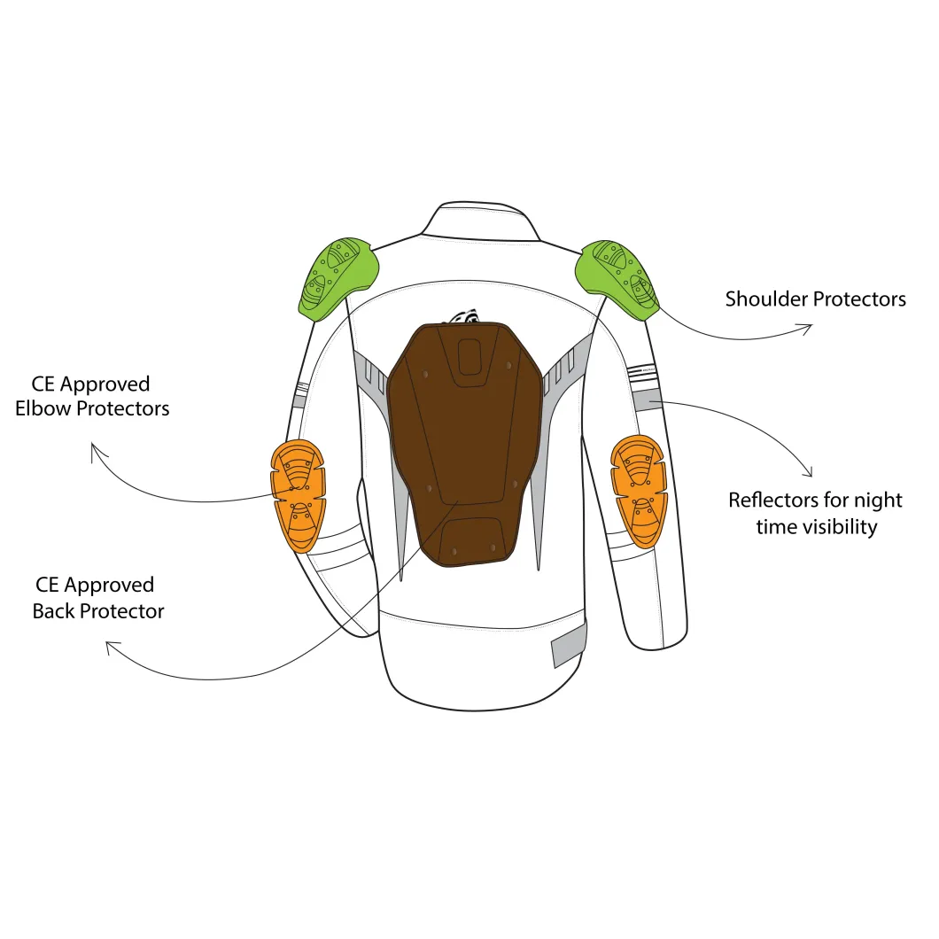 Bela Bradley Motorcycle Jacket Black/Fluorescent Yellow