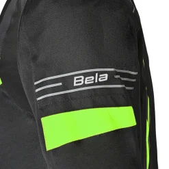 Bela Bradley Motorcycle Jacket Black/Fluorescent Yellow