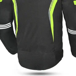 Bela Bradley Motorcycle Jacket Black/Fluorescent Yellow