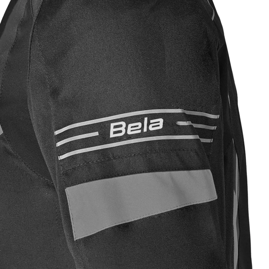 Bela Bradley Motorcycle Jacket Black/Fluorescent Yellow