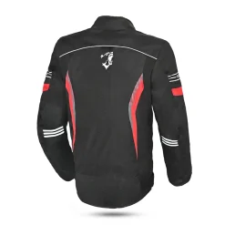 Bela Bradley Red Textile Motorcycle Jacket
