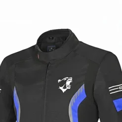 BELA BRADLEY WOMEN'S TEXTILE JACKET BLACK AND BLUE