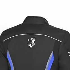 BELA BRADLEY WOMEN'S TEXTILE JACKET BLACK AND BLUE