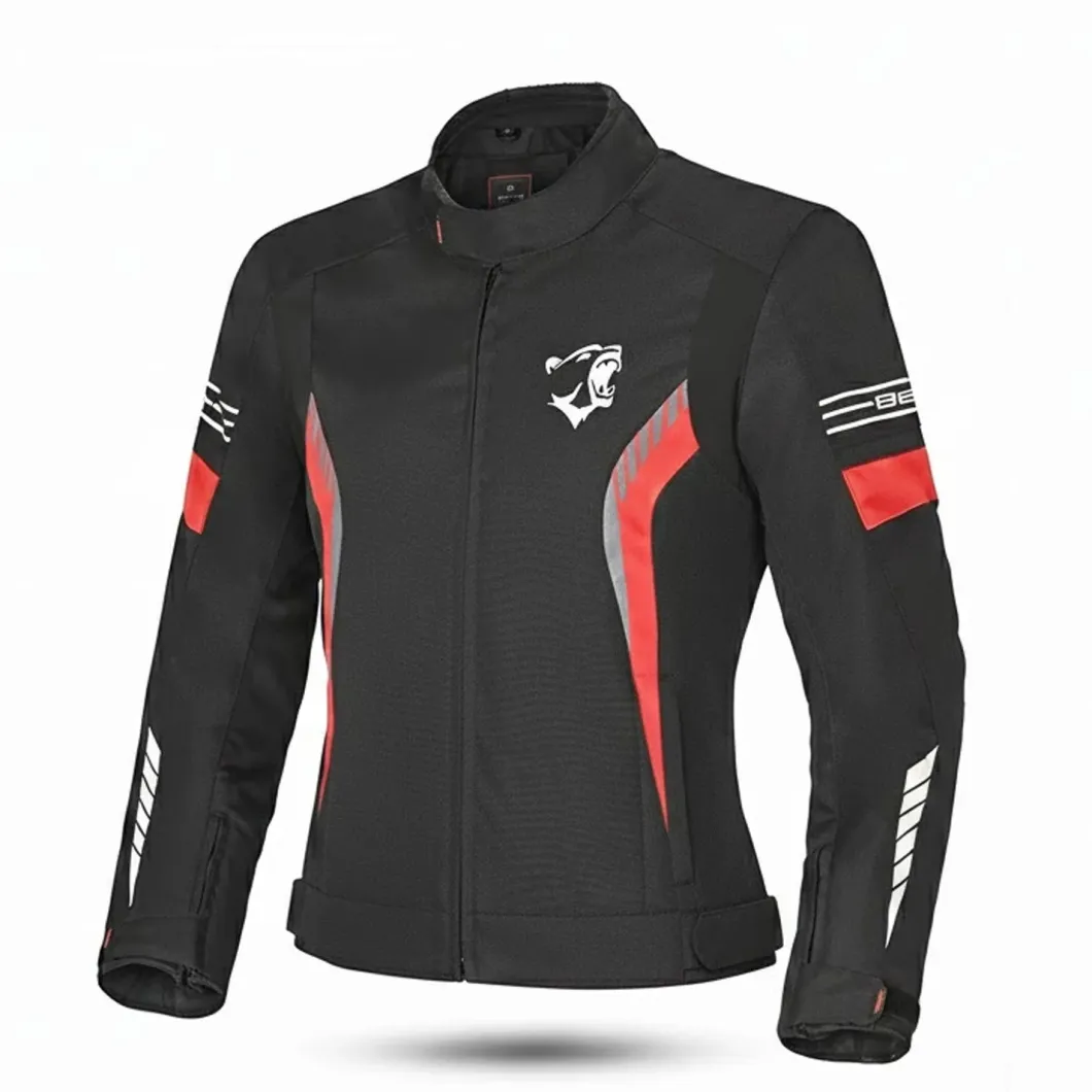 BELA BRADLEY WOMEN'S TEXTILE JACKET BLACK RED