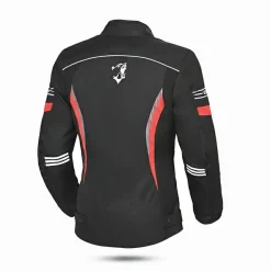 BELA BRADLEY WOMEN'S TEXTILE JACKET BLACK RED
