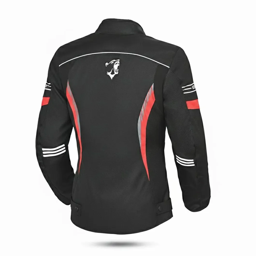 BELA BRADLEY WOMEN'S TEXTILE JACKET BLACK RED