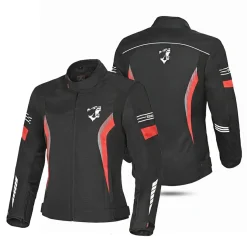 BELA BRADLEY WOMEN'S TEXTILE JACKET BLACK RED