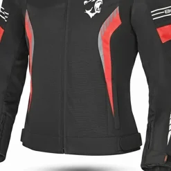 BELA BRADLEY WOMEN'S TEXTILE JACKET BLACK RED
