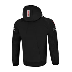 Bela Breeze Men's Softshell Jacket Removable Hood Black/Red