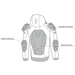 Bela Breeze Men's Softshell Jacket Removable Hood Black/Red