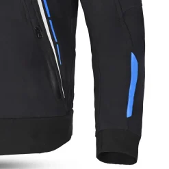 Bela Breeze Men's Softshell Jacket Removable Hood Black/Blue