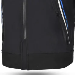 Bela Breeze Men's Softshell Jacket Removable Hood Black/Blue