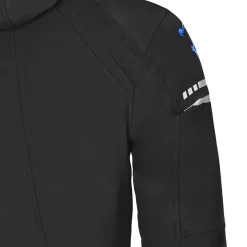 Bela Breeze Men's Softshell Jacket Removable Hood Black/Blue